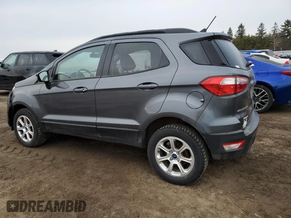 2020 Ford EcoSport SE z VIN MAJ6S3GL0LC314584, wystawiony jako Copart lot #52031655 z przebiegiem 77 125 mil mil oraz Szkoda całkowita • Salvage title. Historia ofert i sprzedaży dostępna na DreamBid. Obrazek 2.