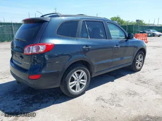 2010 Hyundai Santa Fe SE with VIN 5NMSH4AG8AH345766, listed as a IAAI auction lot 42053962 with 214,060 mi miles. Bid and sale history available at carsss.com. Image 4.