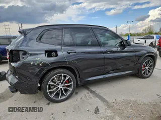 2023 BMW X3 M40i with VIN 5UX83DP0XP9P69052, listed as a Copart auction lot 54243525 with 22,940 mi miles and Salvage Title. Bid and sale history available at DreamBid. Image 3.