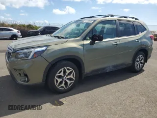 2021 Subaru Forester Premium with VIN JF2SKAJCXMH480462, listed as a Copart auction lot 88809135 with 26,212 mi miles and Salvage Title. Bid and sale history available at carsss.com. Image 1.