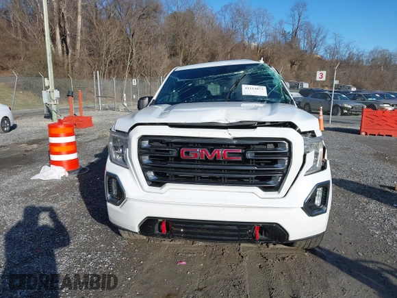 2021 GMC Sierra 1500 AT4 with VIN 3GTP9EEL1MG405564, listed as a IAAI auction lot 41214073 with 49,114 mi miles. Bid and sale history available at carsss.com. Image 12.