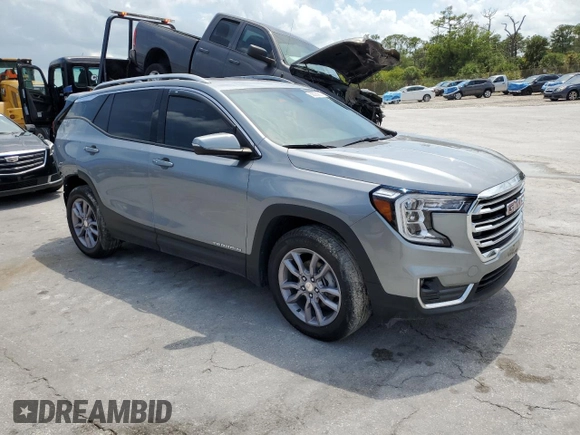 2024 GMC Terrain SLT с VIN 3GKALPEG5RL107141, выставлен на аукционе Copart как лот 58925655 с пробегом 14 625 миль миль и Списание • Salvage title. История ставок и продаж доступна на DreamBid. Изображение 4.