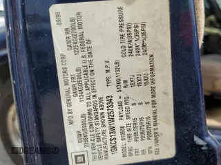 1998 GMC Jimmy SL with VIN 1GKCS13W1W2573343, listed as a Copart auction lot 61846274 with 0 mi miles and Salvage Title. Bid and sale history available at carsss.com. Image 12.