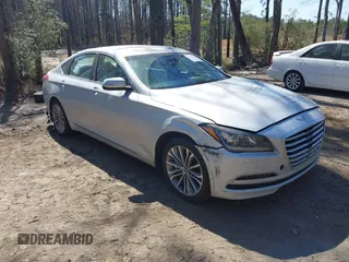 2015 Hyundai Genesis 3.8L z VIN KMHGN4JE5FU039374, wystawiony jako IAAI lot #41761733 z przebiegiem Nie podano mil oraz . Historia ofert i sprzedaży dostępna na DreamBid. Obrazek 1.