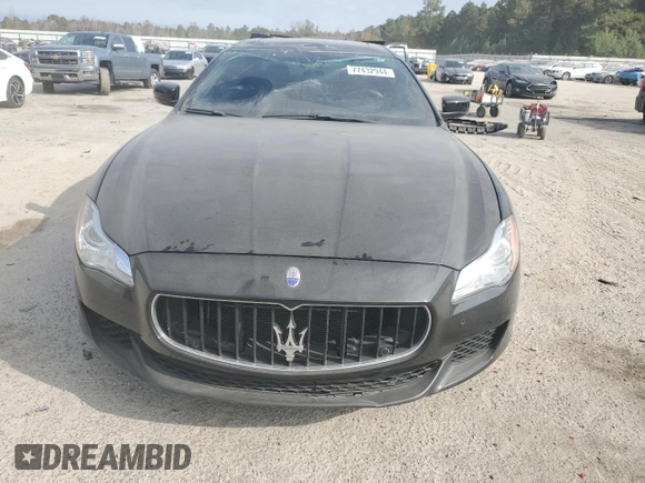 2014 Maserati Quattroporte GTS z VIN ZAM56PPA3E1081181, wystawiony jako Copart lot #77432944 z przebiegiem 33 877 mil mil oraz Czysty tytuł • Clean title. Historia ofert i sprzedaży dostępna na DreamBid. Obrazek 5.