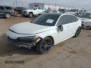 2022 Honda Civic Sedan Sport with VIN 2HGFE2F52NH523874, listed as a IAAI auction lot 41579785 with 1 mi miles. Bid and sale history available at carsss.com. Image 17.