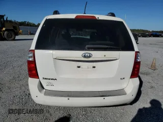 2009 Kia Sedona LX with VIN KNDMB233X96275253, listed as a Copart auction lot 75647264 with 202,841 mi miles and Salvage Title. Bid and sale history available at carsss.com. Image 6.