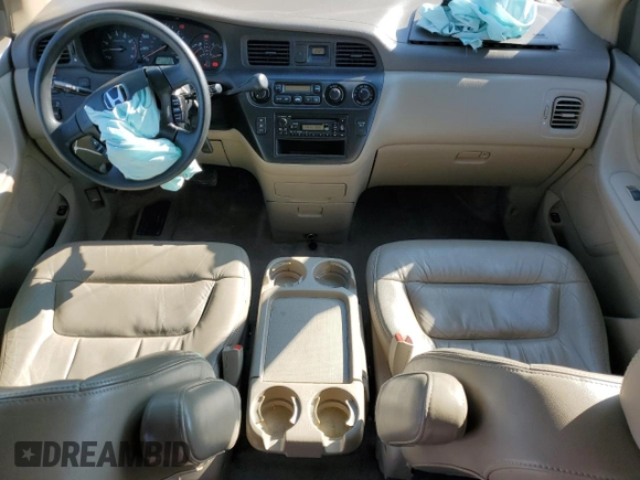2004 Honda Odyssey EX-L with VIN 5FNRL189X4B000098, listed as a Copart auction lot 44367915 with 222,786 mi miles and Salvage Title. Bid and sale history available at DreamBid. Image 8.
