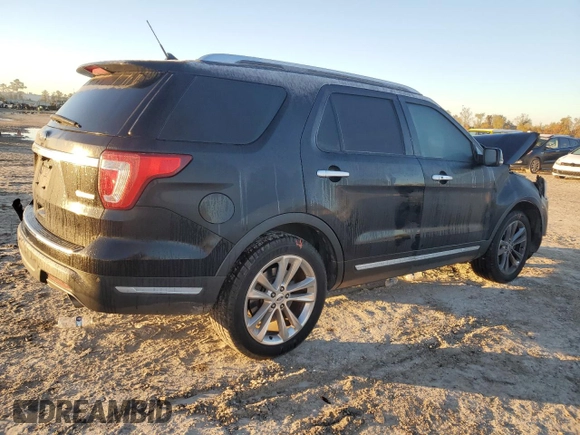 2019 Ford Explorer Limited with VIN 1FM5K7FH5KGB53033, listed as a Copart auction lot 84817574 with 71,150 mi miles and Salvage title. Bid and sale history available at DreamBid. Image 3.