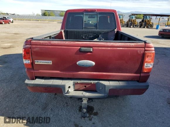 2010 Ford Ranger XLT with VIN 1FTLR4FE6APA11283, listed as a Copart auction lot 53895655 with 163,294 mi miles and Salvage title. Bid and sale history available at DreamBid. Image 6.