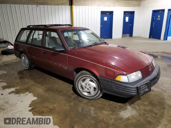 1993 Chevrolet Cavalier with VIN 1G1JC8442P7338095, listed as a Copart auction lot 84003564 with 60,536 mi miles and Salvage Title. Bid and sale history available at DreamBid. Image 4.