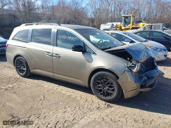 2011 Honda Odyssey EX-L with VIN 5FNRL5H69BB060271, listed as a IAAI auction lot 41872970 with 1 mi miles. Bid and sale history available at carsss.com. Image 1.