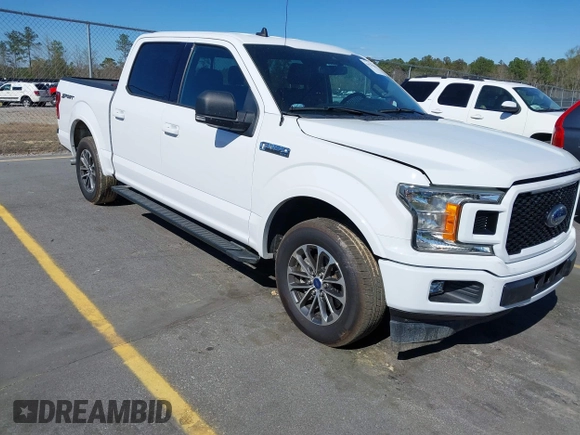 2020 Ford F-150 XL with VIN 1FTEW1CPXLKE54719, listed as a IAAI auction lot 41825740 with 53,892 mi miles. Bid and sale history available at carsss.com. Image 1.