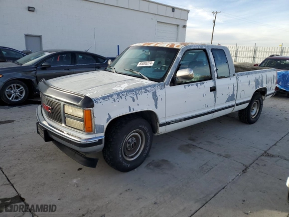 1993 GMC Sierra 2500 with VIN 2GTFC29K3P1514053, listed as a Copart auction lot 85088274 with 116,286 mi miles and Clean Title. Bid and sale history available at carsss.com. Image 1.