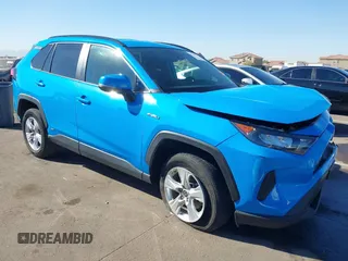 2021 Toyota RAV4 Hybrid LE with VIN 4T3MWRFVXMU023035, listed as a IAAI auction lot 41514191 with 30,669 mi miles. Bid and sale history available at carsss.com. Image 1.