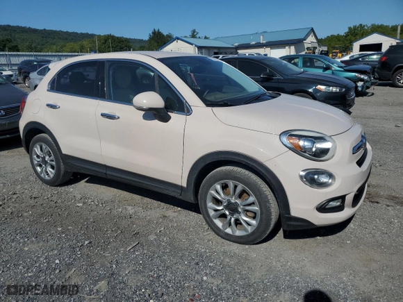 2016 FIAT 500X Lounge with VIN ZFBCFXDTXGP383328, listed as a Copart auction lot 70230904 with 100,243 mi miles and Salvage Title. Bid and sale history available at carsss.com. Image 4.