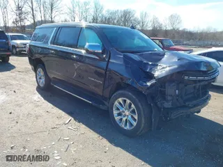 2023 Chevrolet Suburban Premier with VIN 1GNSKFKD7PR164199, listed as a IAAI auction lot 41545837 with 77,437 mi miles. Bid and sale history available at carsss.com. Image 1.
