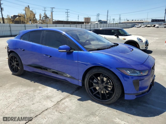 2019 Jaguar I-PACE HSE with VIN SADHD2S15K1F70556, listed as a Copart auction lot 67559694 with 22,992 mi miles and Salvage Title. Bid and sale history available at carsss.com. Image 4.