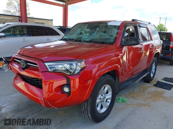 2021 Toyota 4Runner SR5 with VIN JTEEU5JR9M5232380, listed as a IAAI auction lot 42270096 with 84,329 mi miles and . Bid and sale history available at DreamBid. Image 17.