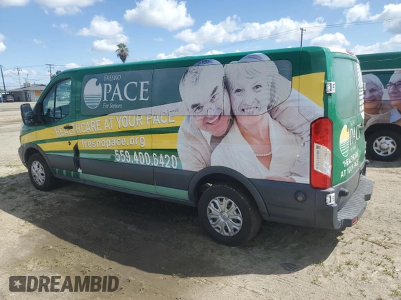 2015 Ford Transit XL with VIN 1FBZX2YM7FKA72496, listed as a Copart auction lot 51863125 with 248,949 mi miles and Clean title. Bid and sale history available at DreamBid. Image 2.