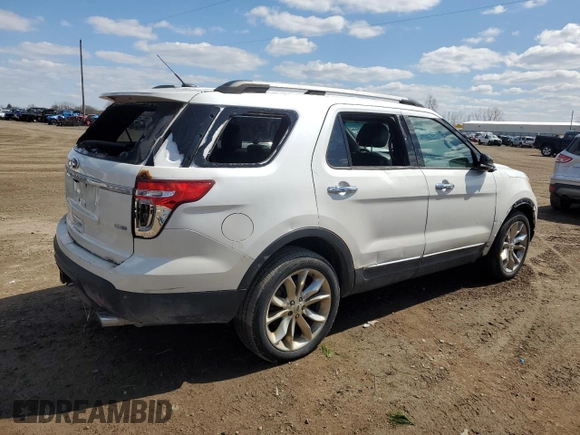 2014 Ford Explorer XLT with VIN 1FM5K8D88EGA10199, listed as a Copart auction lot 52526875 with 207,332 mi miles and Salvage Title. Bid and sale history available at DreamBid. Image 3.