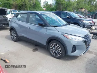2023 Nissan Kicks SV with VIN 3N1CP5CV1PL525243, listed as a IAAI auction lot 42103575 with 35,363 mi miles and . Bid and sale history available at DreamBid. Image 1.