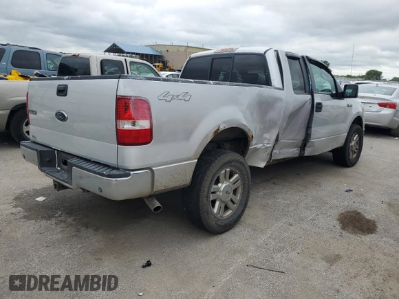 2007 Ford F-150 XLT with VIN 1FTPX14V57FA78156, listed as a Copart auction lot 63032605 with 243,814 mi miles and Salvage title. Bid and sale history available at DreamBid. Image 3.