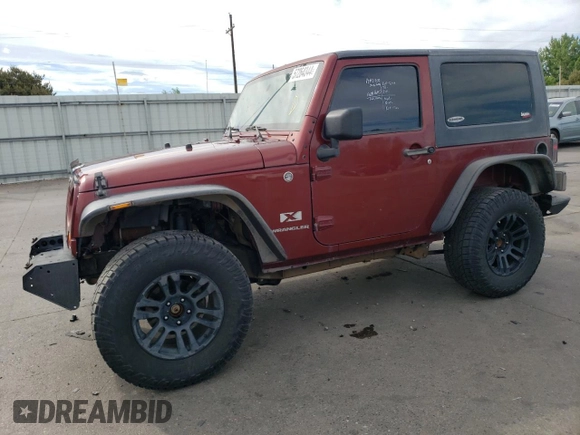 2007 Jeep Wrangler X with VIN 1J4FA241X7L134667, listed as a Copart auction lot 50966315 with 186,714 mi miles and Non Repairable. Bid and sale history available at carsss.com. Image 1.
