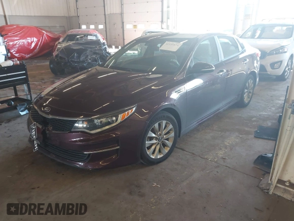 2018 Kia Optima LX with VIN 5XXGT4L36JG274564, listed as a IAAI auction lot 41535874 with 91,883 mi miles and . Bid and sale history available at DreamBid. Image 16.