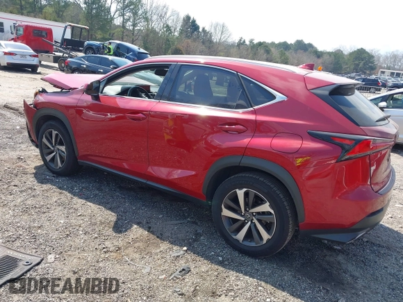 2019 Lexus NX with VIN JTJYARBZXK2142019, listed as a IAAI auction lot 41797253 with 39,679 mi miles. Bid and sale history available at carsss.com. Image 3.