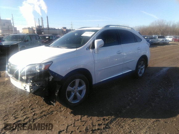2010 Lexus RX 350 with VIN 2T2BK1BA3AC001385, listed as a IAAI auction lot 41223850 with 111,253 mi miles and . Bid and sale history available at DreamBid. Image 2.