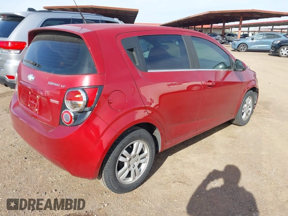 2013 Chevrolet Sonic LT with VIN 1G1JC6SB9D4113711, listed as a IAAI auction lot 41823182 with 116,711 mi miles. Bid and sale history available at carsss.com. Image 4.