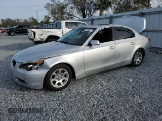 2004 BMW 5 Series 525i with VIN WBANA53584B848352, listed as a Copart auction lot 87202014 with 0 mi miles and Non Repairable. Bid and sale history available at carsss.com. Image 1.