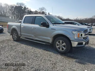 2020 Ford F-150 XL with VIN 1FTEW1C50LFB17628, listed as a Copart auction lot 43957755 with 100,119 mi miles and Salvage Title. Bid and sale history available at carsss.com. Image 4.