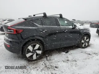 2022 Volvo C40 Recharge Pure Electric Ultimate with VIN YV4ED3GBXN2006965, listed as a Copart auction lot 81634064 with 0 mi miles and Salvage Title. Bid and sale history available at carsss.com. Image 3.