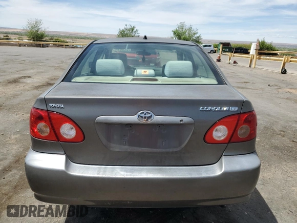 2006 Toyota Corolla CE with VIN 1NXBR32E06Z674087, listed as a Copart auction lot 54206355 with 188,839 mi miles and Clean Title. Bid and sale history available at DreamBid. Image 6.