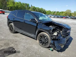 2020 GMC Terrain SLE z VIN 3GKALMEV0LL179840, wystawiony jako Copart lot #52201975 z przebiegiem 122 850 mil mil oraz Szkoda całkowita • Salvage title. Historia ofert i sprzedaży dostępna na DreamBid. Obrazek 4.
