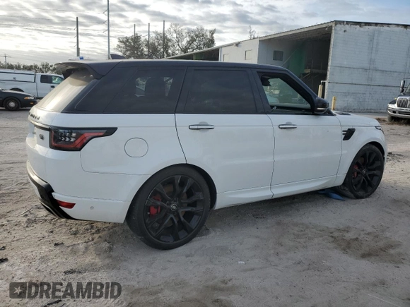 2022 Land Rover Range Rover Sport HST with VIN SALWS2RUXNA234887, listed as a Copart auction lot 76904394 with 0 mi miles and Non Repairable. Bid and sale history available at carsss.com. Image 3.