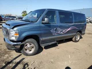 2014 Ford Econoline Wagon XL with VIN 1FMNE1BL3EDA39911, listed as a Copart auction lot 76034434 with 34,786 mi miles and Clean Title. Bid and sale history available at carsss.com. Image 1.
