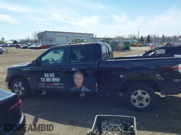 2009 Ford F-150 XL with VIN 1FTPW12V89FB42814, listed as a IAAI auction lot 41831105 with 234,982 mi miles. Bid and sale history available at carsss.com. Image 14.