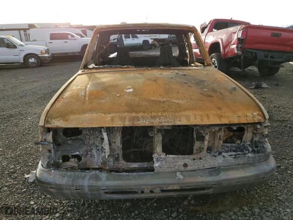 1997 Ford Ranger XL with VIN 1FTCR14A4VPB47528, listed as a Copart auction lot 80741034 with 0 mi miles and Non Repairable. Bid and sale history available at carsss.com. Image 5.