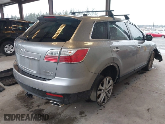 2012 Mazda CX-9 Grand Touring with VIN JM3TB3DV5C0342120, listed as a IAAI auction lot 41657813 with 1 mi miles. Bid and sale history available at carsss.com. Image 4.