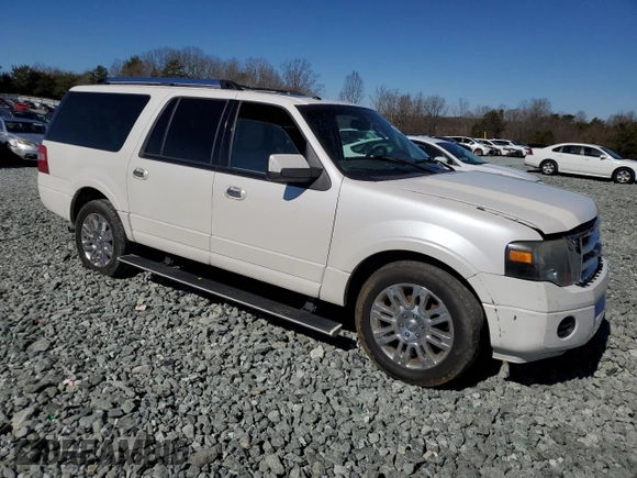 2011 Ford Expedition Max Limited with VIN 1FMJK1K54BEF27652, listed as a Copart auction lot 45739275 with 243,242 mi miles and Salvage title. Bid and sale history available at DreamBid. Image 4.