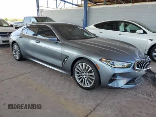 2020 BMW 8 Series 840i with VIN WBAGV2C09LCD92695, listed as a Copart auction lot 73230034 with 42,440 mi miles and Salvage Title. Bid and sale history available at carsss.com. Image 4.