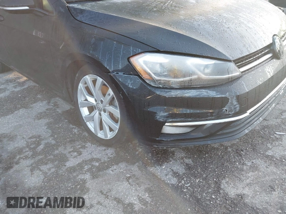 2019 Volkswagen Golf SportWagen S with VIN 3VWY57AU6KM507092, listed as a IAAI auction lot 41923298 with 65,900 mi miles. Bid and sale history available at carsss.com. Image 6.