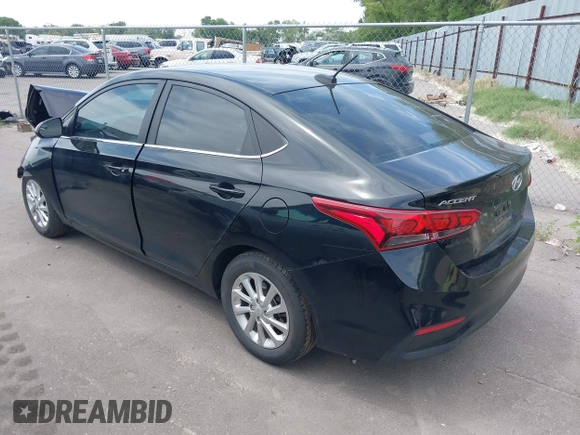 2021 Hyundai Accent SE with VIN 3KPC24A63ME148528, listed as a IAAI auction lot 42426884 with 23,429 mi miles and . Bid and sale history available at DreamBid. Image 3.