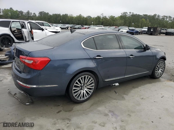 2014 Kia Cadenza Premium with VIN KNALN4D74E5124714, listed as a Copart auction lot 51262805 with 101,188 mi miles and Salvage Title. Bid and sale history available at carsss.com. Image 3.