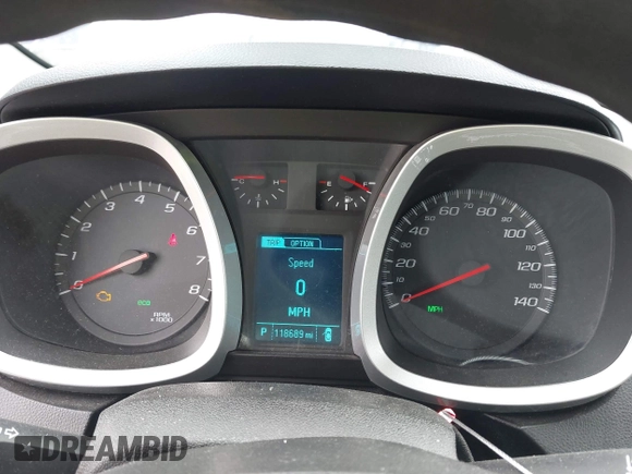 2013 Chevrolet Equinox LS with VIN 1GNALBEK9DZ111673, listed as a IAAI auction lot 41972774 with 118,689 mi miles and . Bid and sale history available at DreamBid. Image 7.