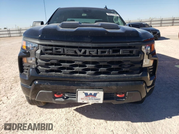 2024 Chevrolet Silverado 1500 Custom Trail Boss with VIN 3GCUDCED4RG375840, listed as a Copart auction lot 80574764 with 9,068 mi miles and Salvage Title. Bid and sale history available at carsss.com. Image 5.