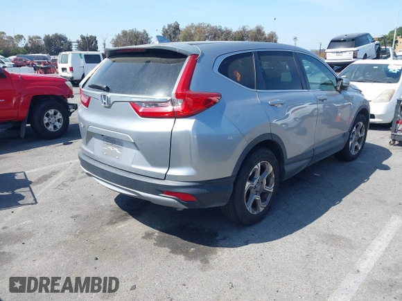 2018 Honda CR-V EX-L with VIN 2HKRW1H88JH503124, listed as a IAAI auction lot 42082676 with 41,837 mi miles and . Bid and sale history available at DreamBid. Image 4.